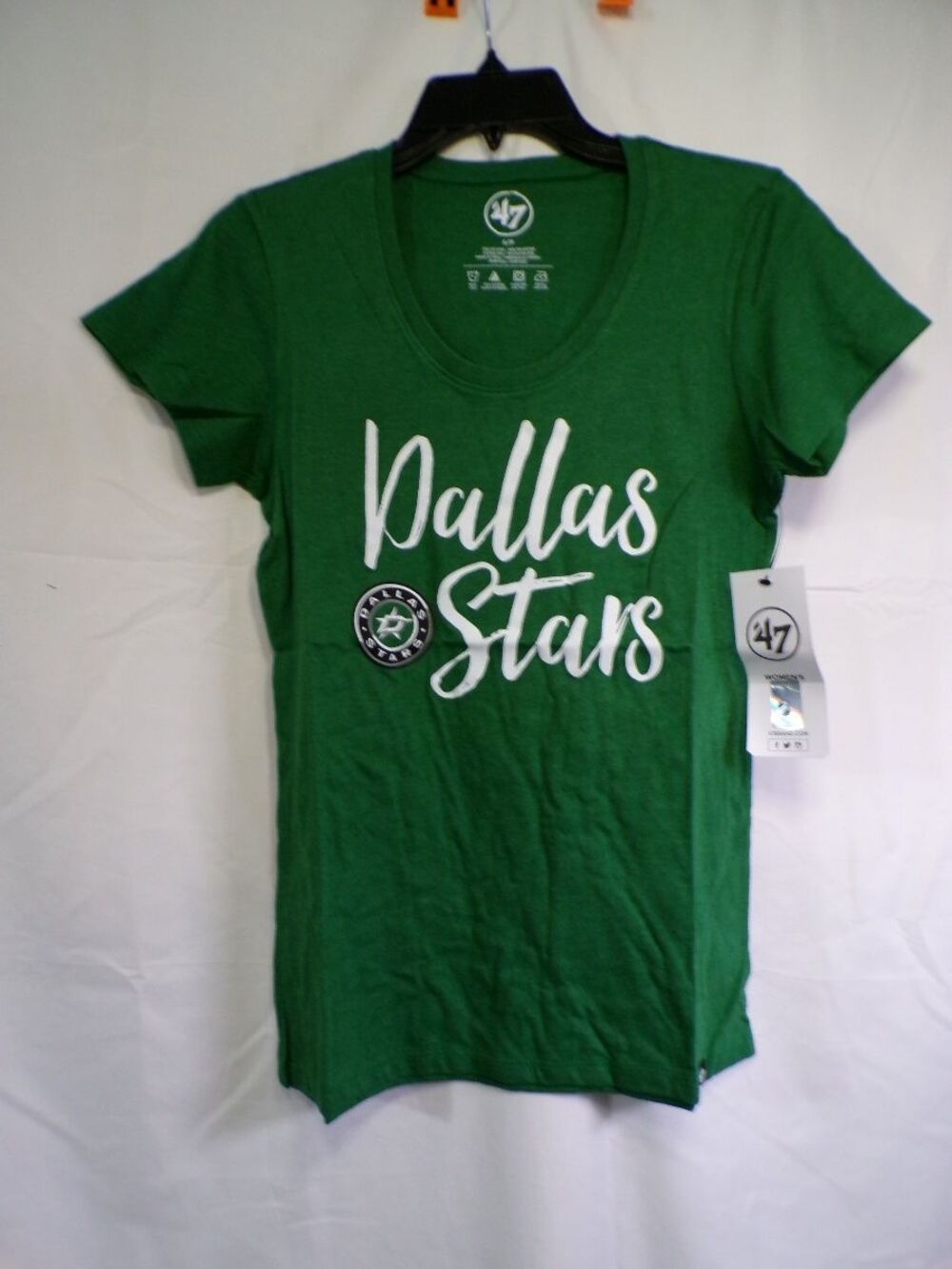 '47 Brand Dallas Stars Women's Green Scoop Neck T-Shirt S